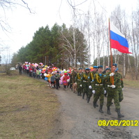 Парад 9 МАЯ в 2012году в с.Ерковцы