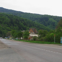 Автомагистраль Киев - Чоп, вид в сторону Мукачево