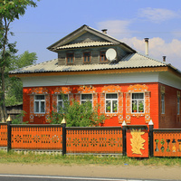 Уемский. Красивый дом на ул. Устьянской.
