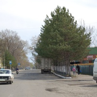 Перед рынком (дорога к федеральной трассе Хабаровск-Владивосток)