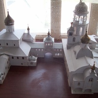 макет монастыря
