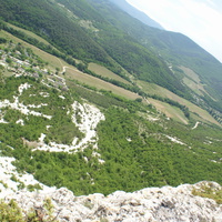 Долина реки Кача с Кыз-Кермена