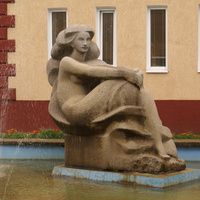 Скульптура русалка