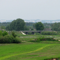 Вид на деревню с моста