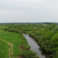 Река Неначь, вид в сторону Мозыря
