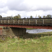 мост через реку Мегра в д.Коштуги