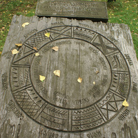 Древнеславянский календарь с графическими обозначениями месяцев