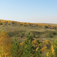 Вид на деревню со скалы Даниила Ачинского