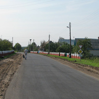 Улица Советская, вид в сторону автодороги Ельск - Кочище
