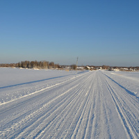Накатаная зимняя дорога