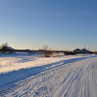 Укатанная зимняя дорога