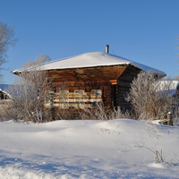 Заколоченный дом в деревне Андреево