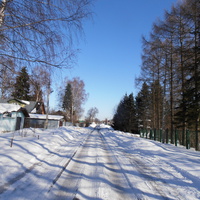 Вид деревни Голиково от Лыжной Базы