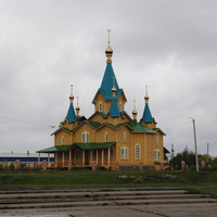 Деревянный храм в Горном.