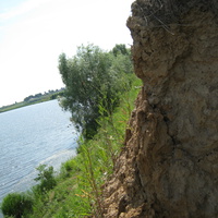крутой яр у реки Сура д.Иваньково