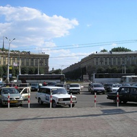 Вид на город со стороны железнодорожного вокзала