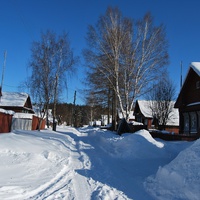 Зимний посёлок