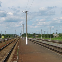 Вид со второй платформы в сторону Михалок