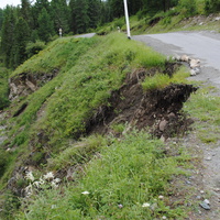 Дорога в Улаган с перевала. 2010 г.