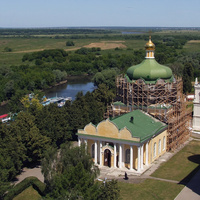 вид на луга с колокольни