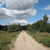 Дорога з цегельні в село