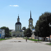 Площадь, православный русский храм