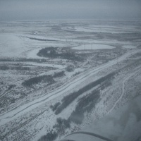 Приобье. Вид с вертолёта. Ноябрь 2010