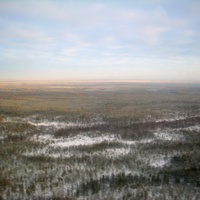 Сосьва.Вид с вертолёта на западно-Сибирскую равнину
