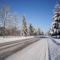 Зимова дорога в село Лукавці