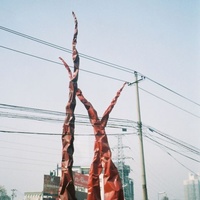 Сиань. Скульптура красному жгучему перцу.