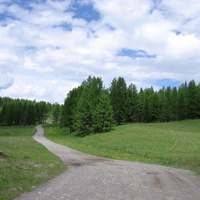 Дорога к перевалу Кату-Ярык.