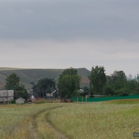 Дорога с юга в село Колесниково 2012 год