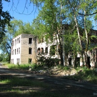 Развалины административного здания шахты Рудника им. 3 Интернационала