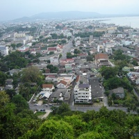 Сонгкхла. Вид на город с холма Кхао Дунг Кхуан.