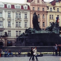 Прага. Памятник Яну Гусу.