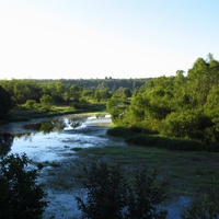 Вид на реку Жиздра с городского моста