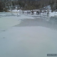 Пушкаривский пруд зимой