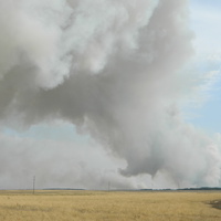 Лесные пожары 2012 года в стороне пос.Каракуль.