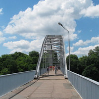 Пешеходный мост через р. Сож