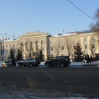 Здание управление ФСБ по Сахалинской области.