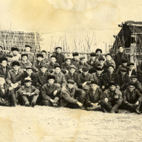 Плотники деревни. Фото конца 1950 г.