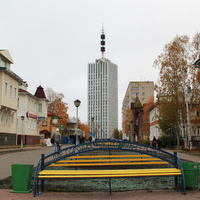 Проспект Ч.-Лучинского в октябре 2012 года.