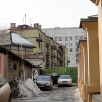 Крестовоздвиженский переулок 4С2 от дома Серова