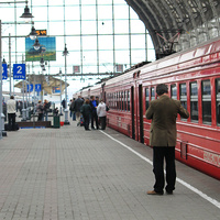 Экспресс-электричка на Киевском вокзале