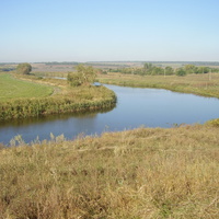 река Мокрый Еланчик у хутора Пудовой.