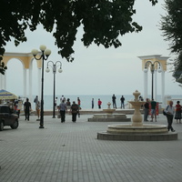 Вид на Чёрное море и набережную