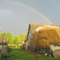 Алтаево. Радуга.