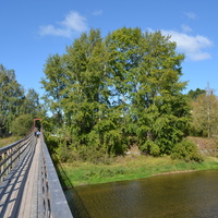 подвесной мост через Вагу