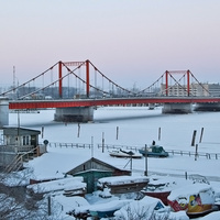 Кузнечевский мост. Январь-2013.