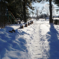 В Комсомольском парке (с.Барятино)